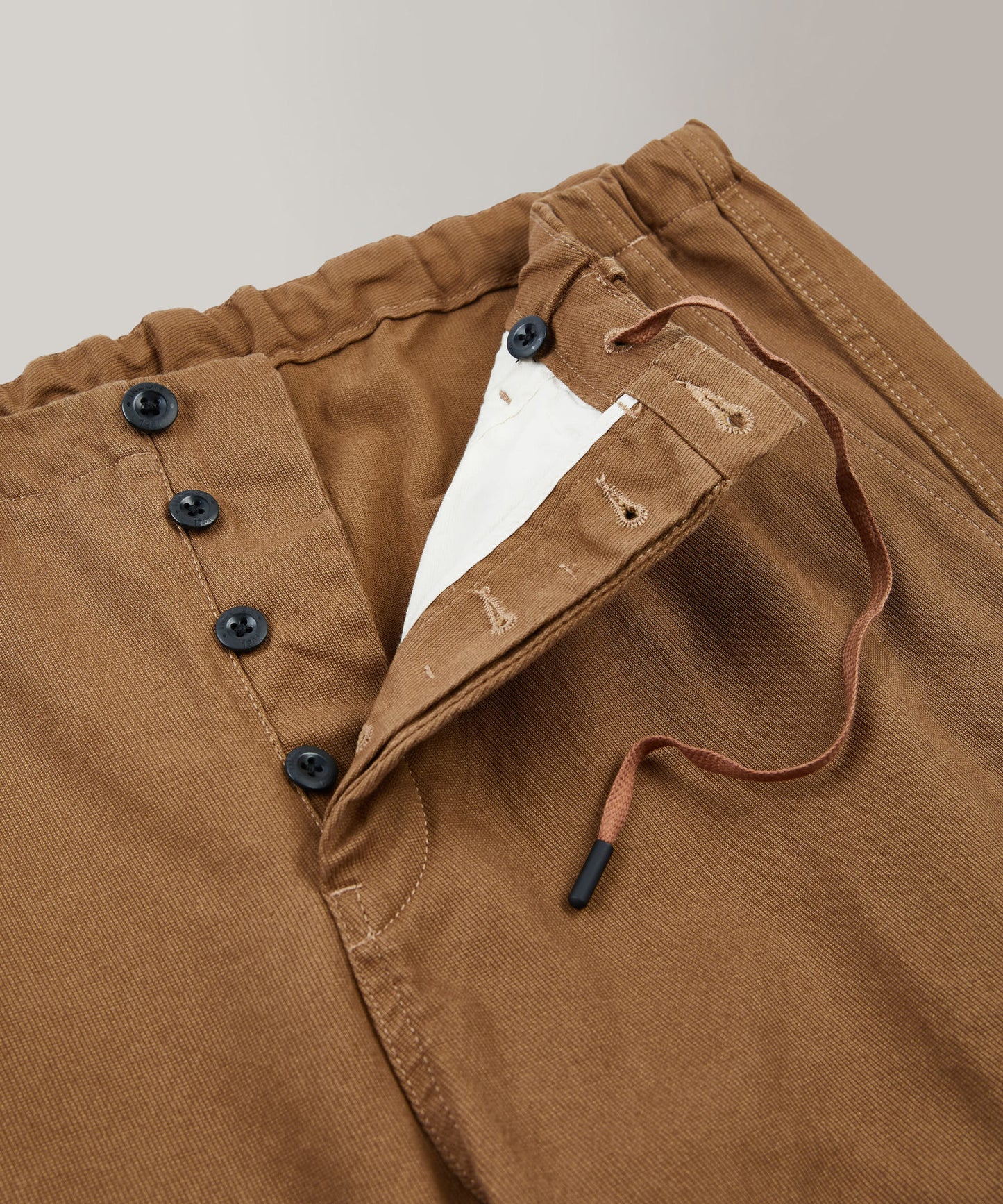 Regular-fit Tricotine trousers