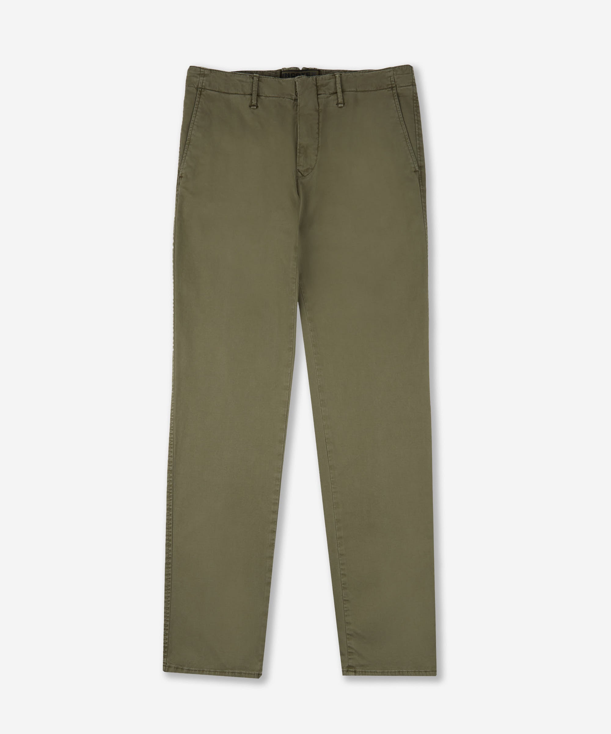 Slowear Pantalone slim fit in gabardina stretch certificata