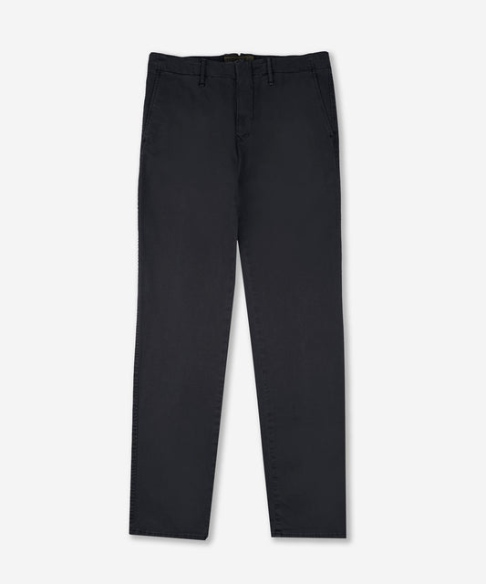 Pantalone slim fit in gabardina stretch certificata