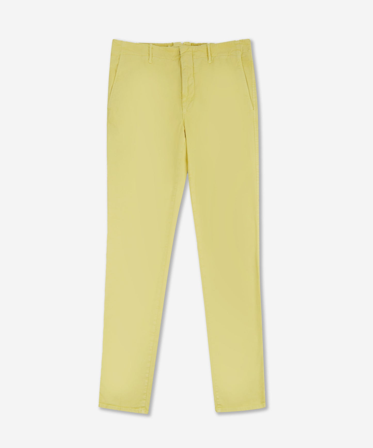 Slim-fit certified stretch gabardine trousers