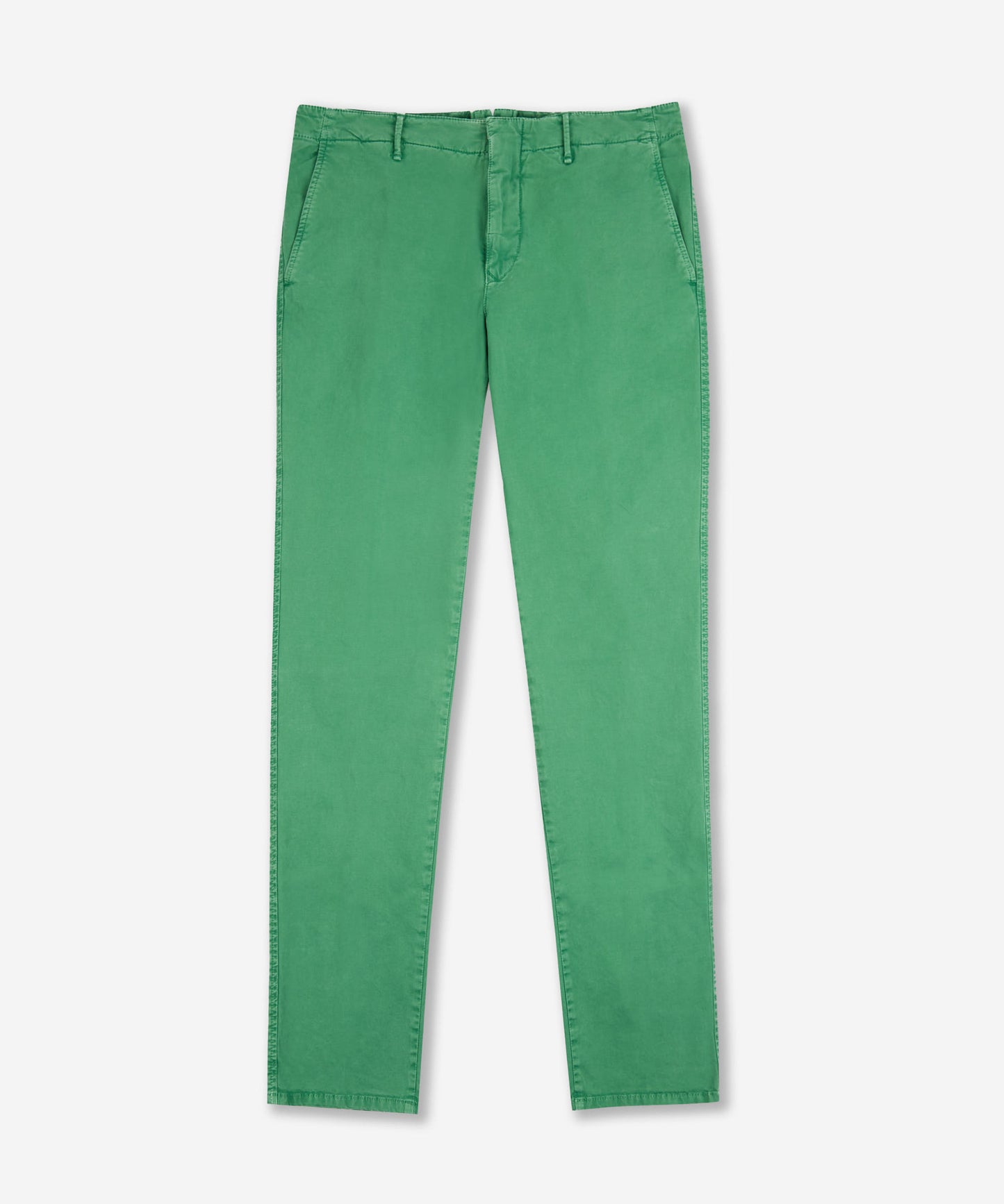 Slim-fit certified stretch gabardine trousers