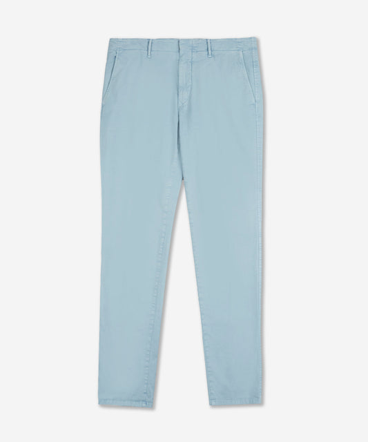 Slim-fit certified stretch gabardine trousers