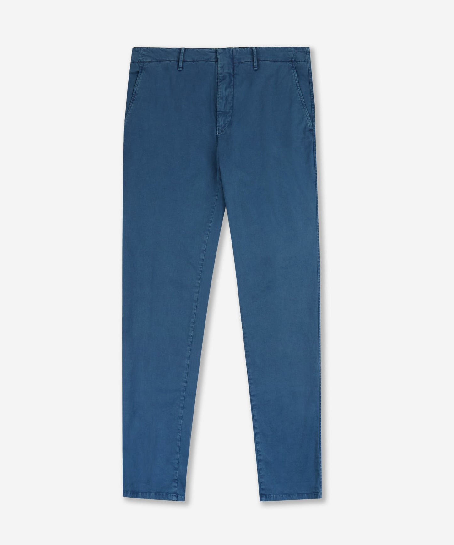 Slim-fit certified stretch gabardine trousers