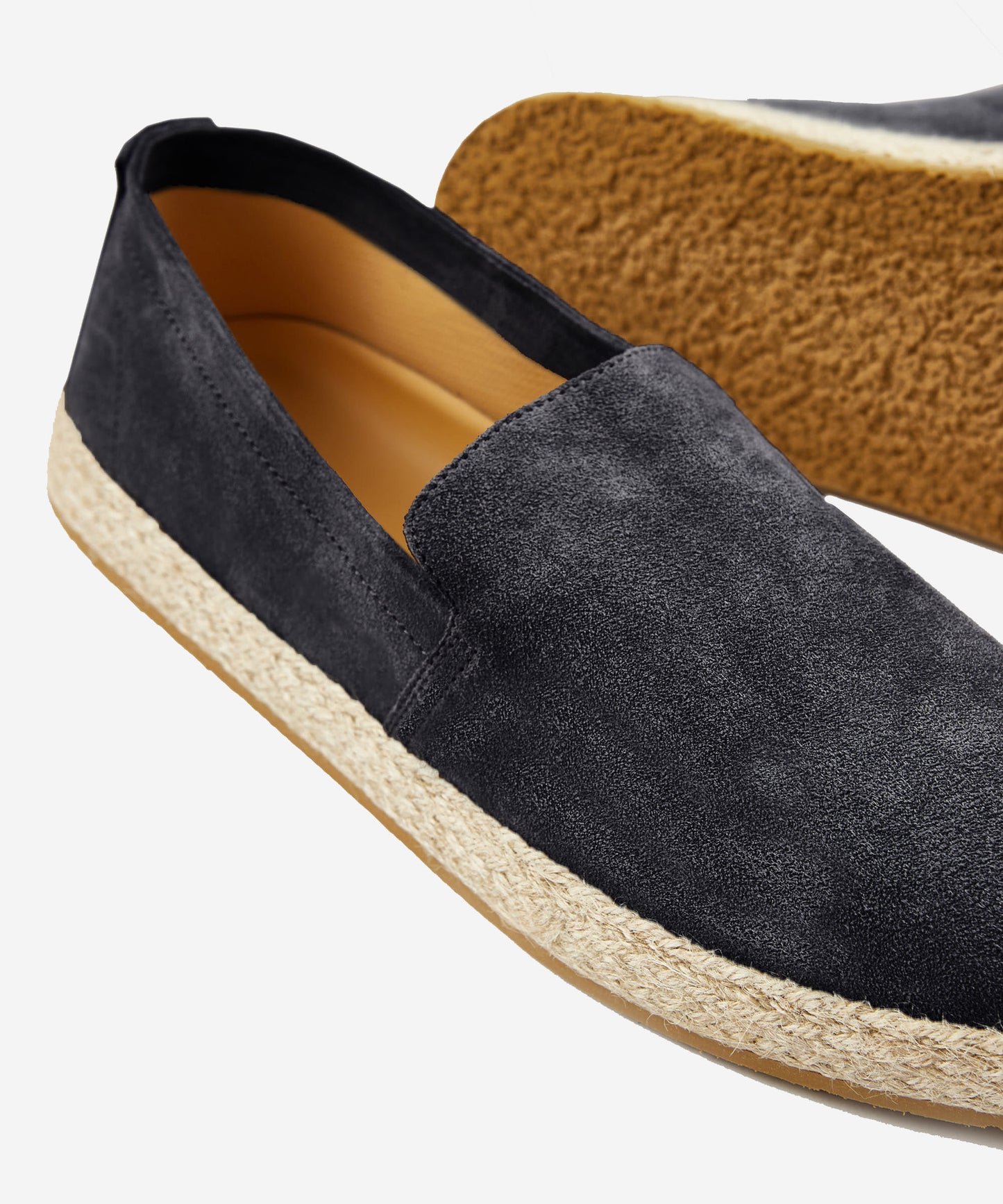 Suede calfskin espadrilles