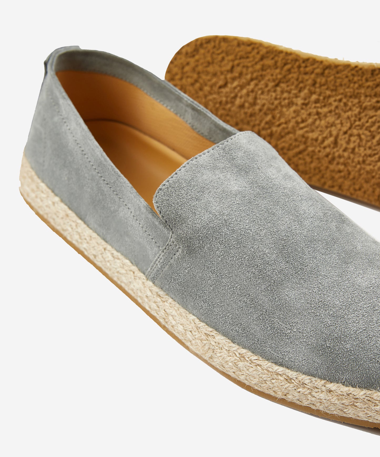 Espadrillas in pelle di vitello suede