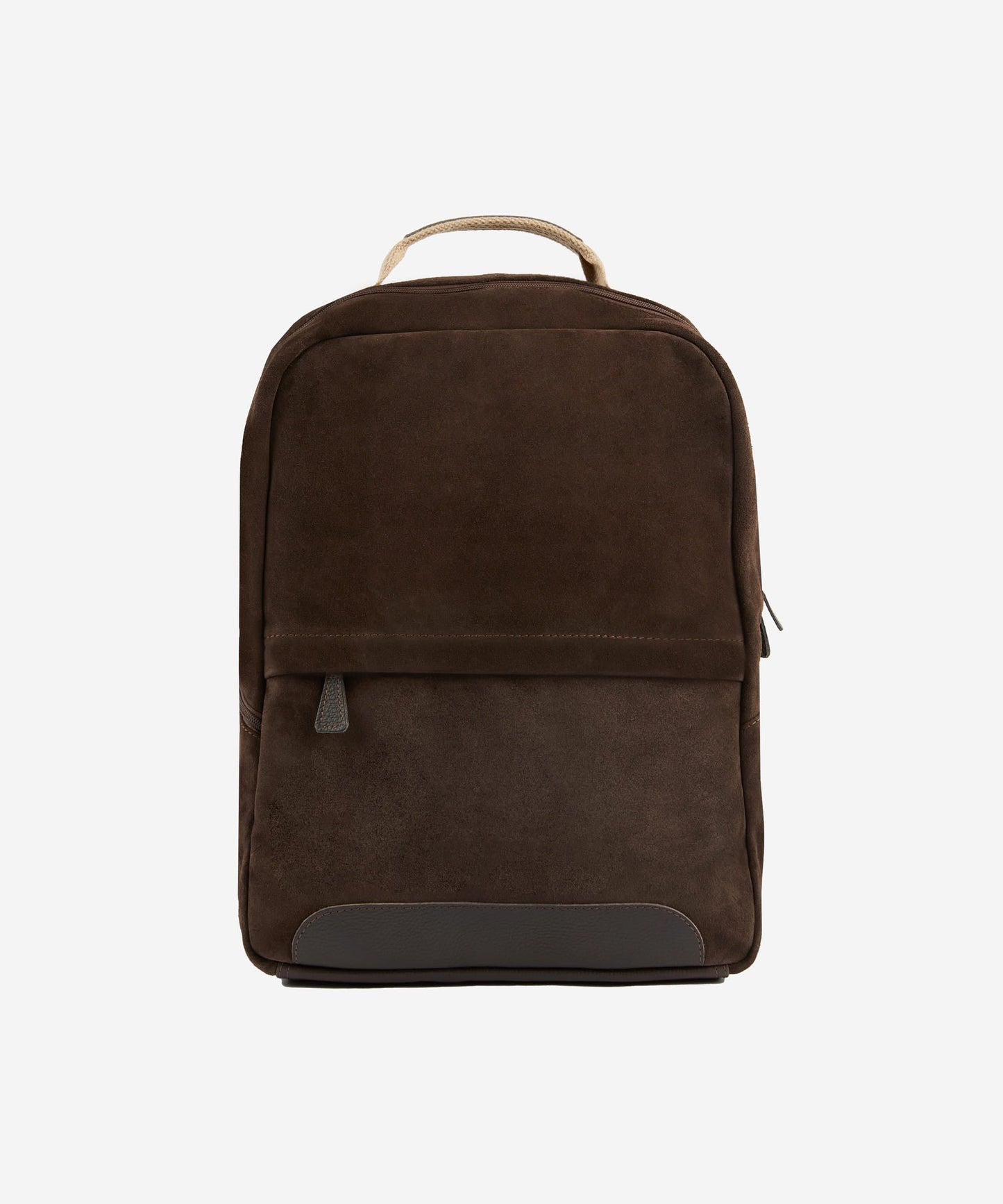 My Style Bags - Suede Backpack - dark brown