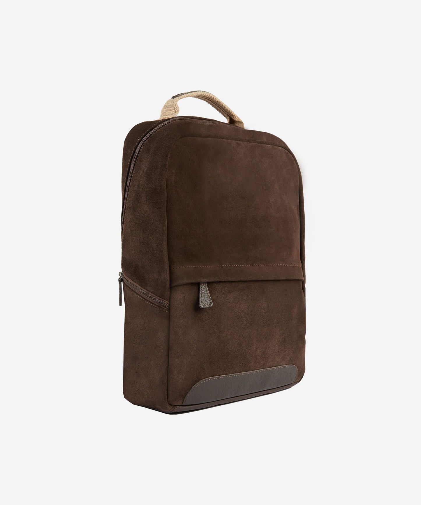 My Style Bags - Suede Backpack - dark brown