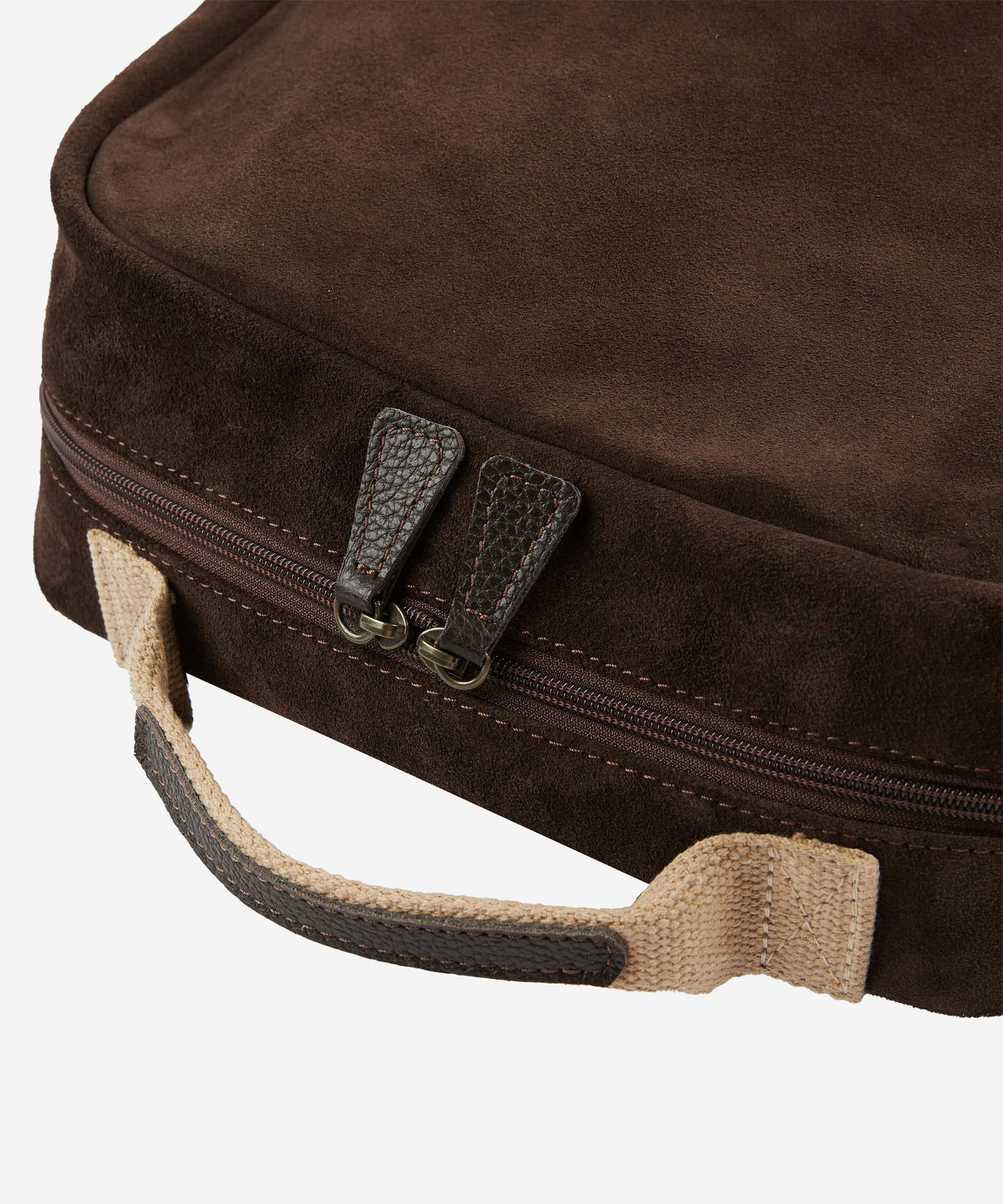 My Style Bags - Suede Backpack - dark brown