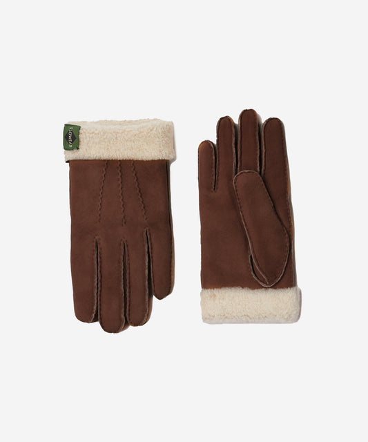 Shearling-Schaffellhandschuhe