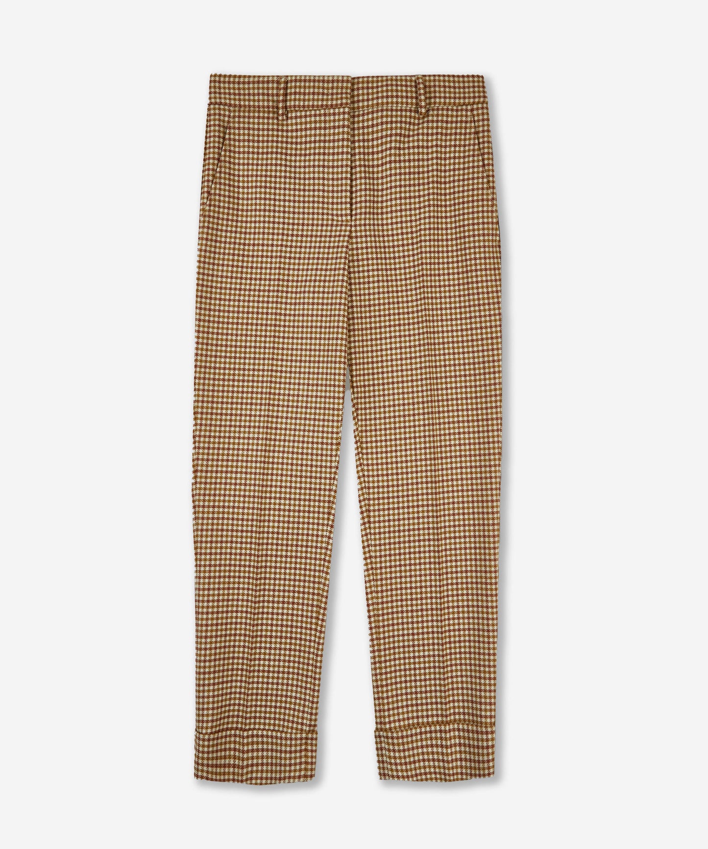 Regular-fit flannel trousers