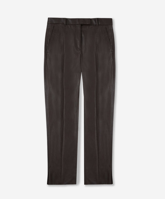 Pantalon slim fit en similicuir