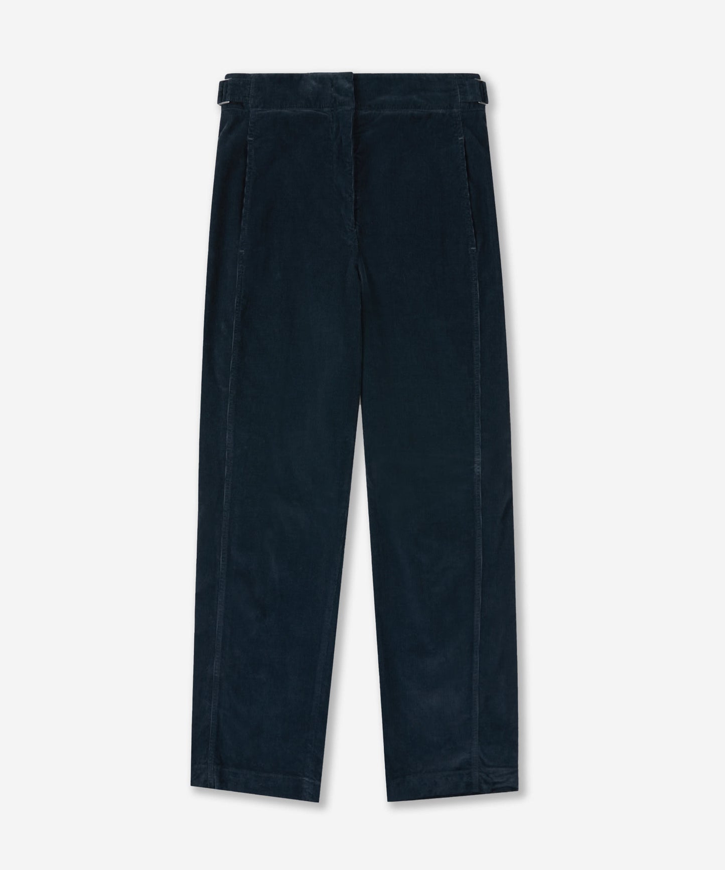 Regular-fit velvet trousers