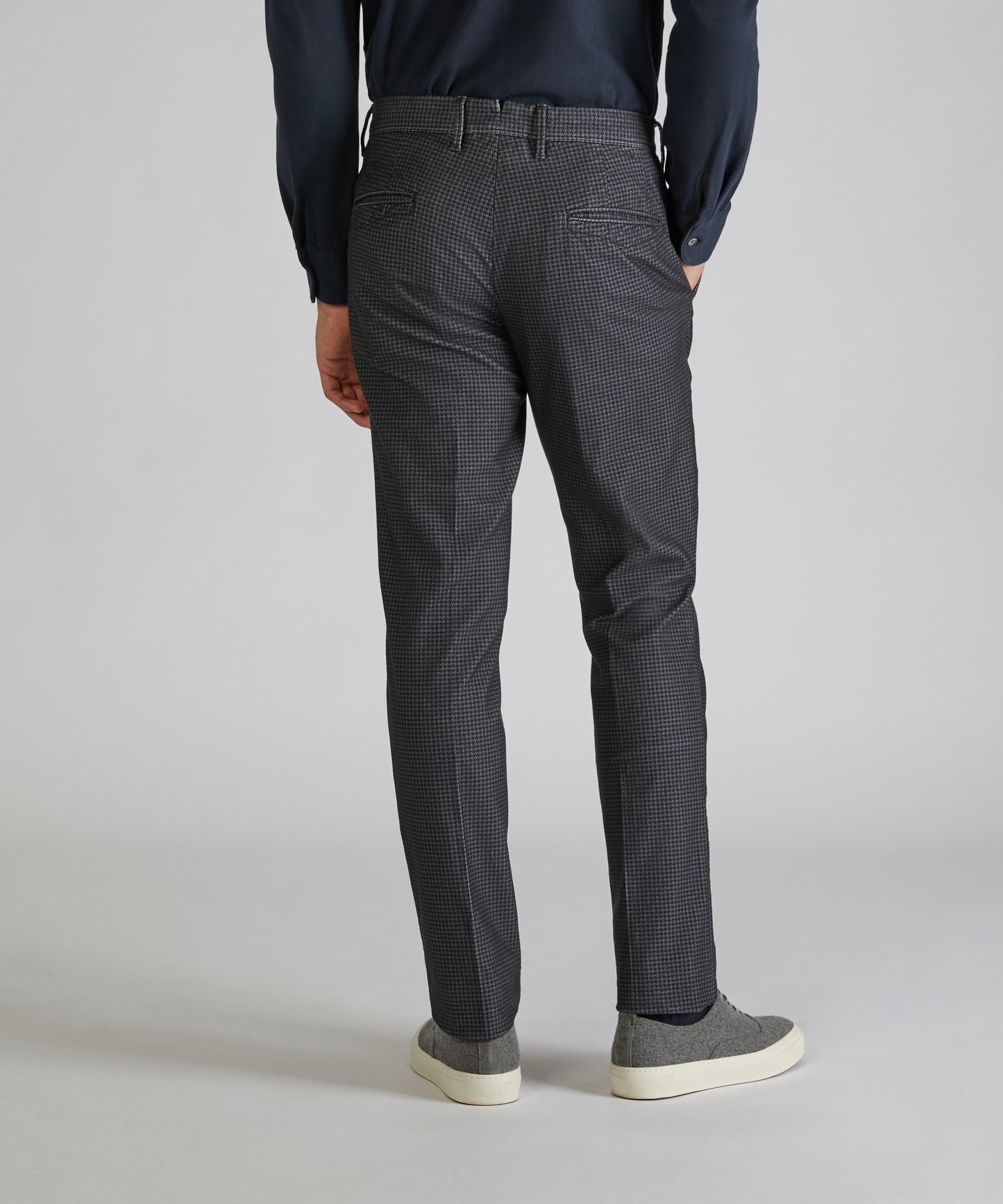 Slim-fit cotton corduroy trousers