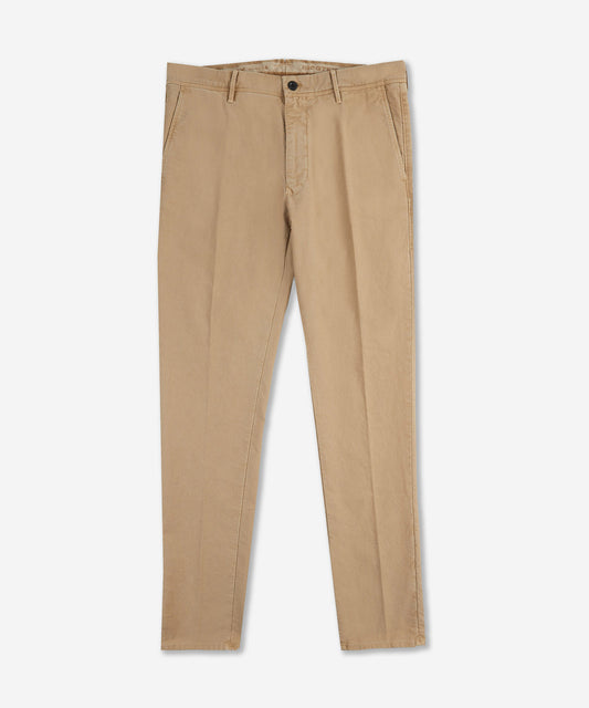 Pantalon coupe ajustée en Tricochino