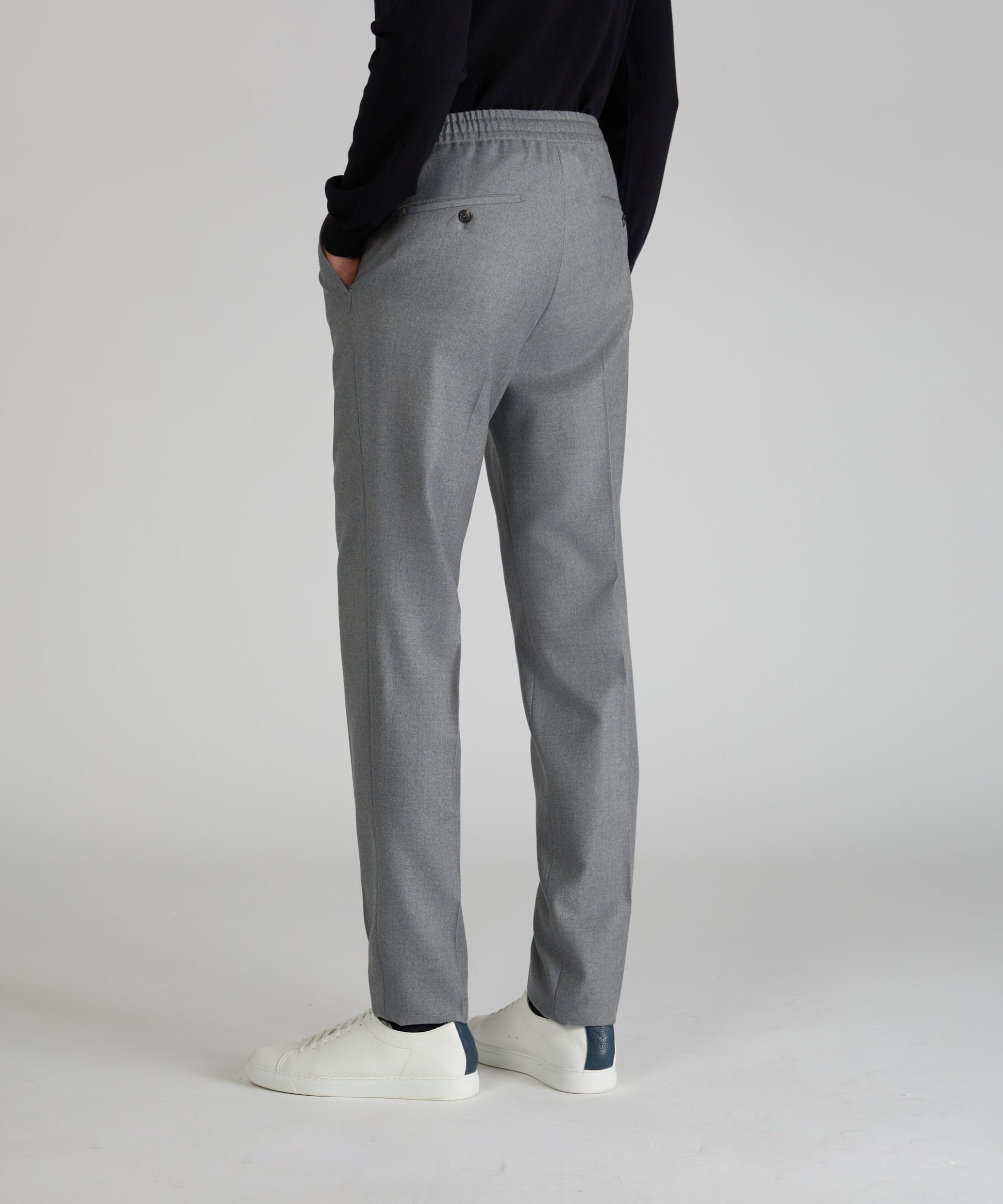 Incotex - Tapered-fit flannel trousers - medium grey