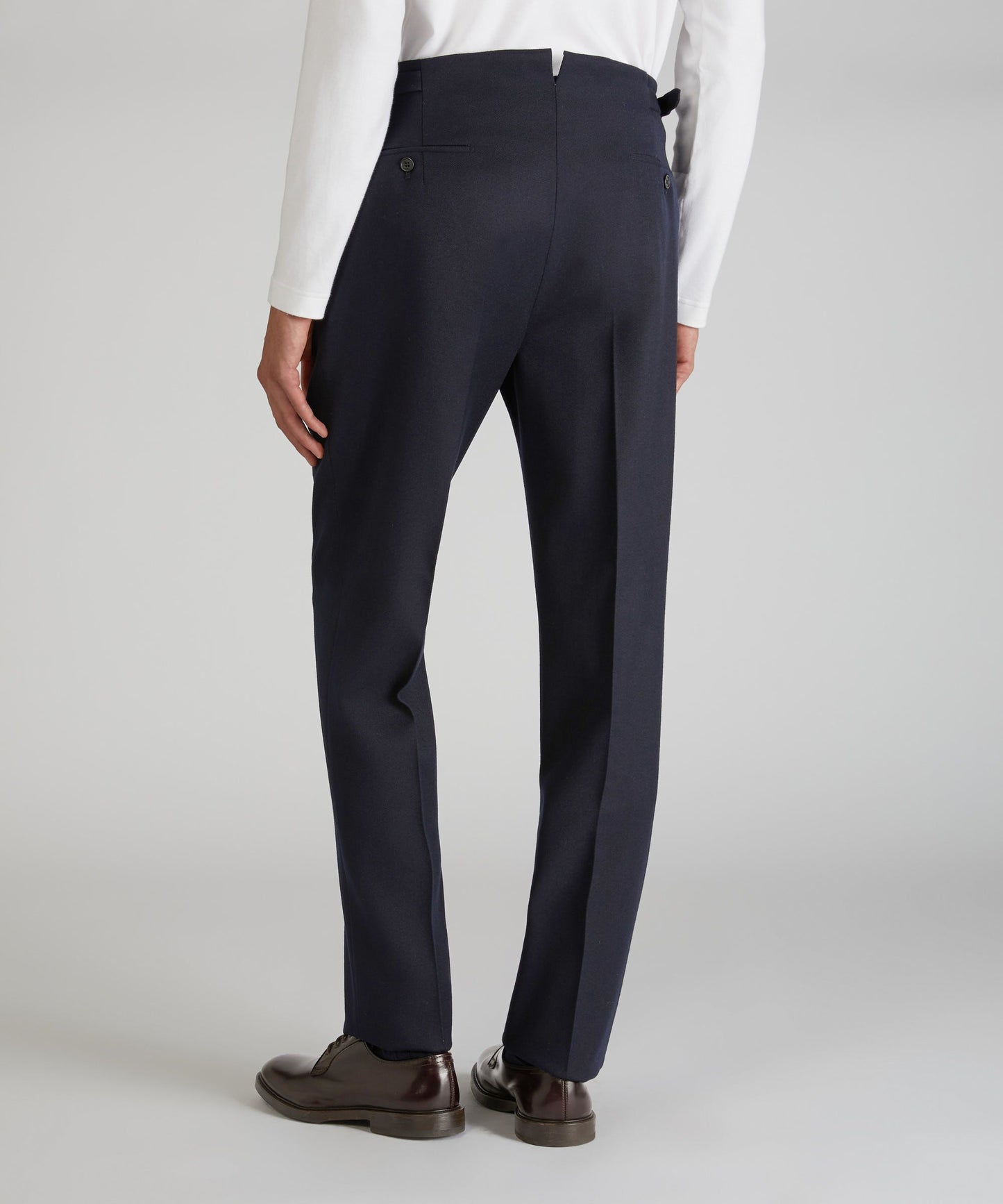 Incotex - Straight-fit trousers in melange wool - dark blue