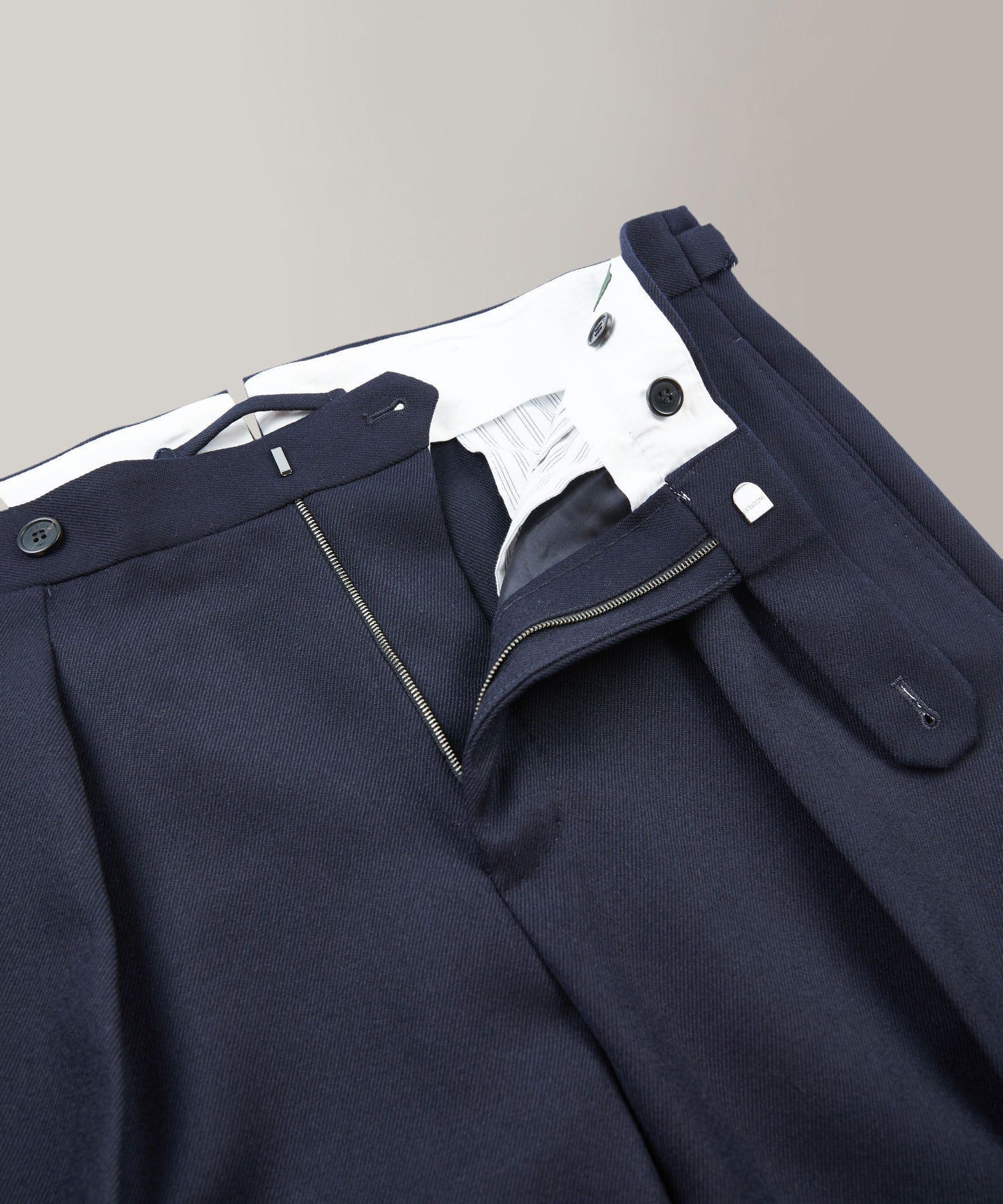 Incotex - Straight-fit trousers in melange wool - dark blue