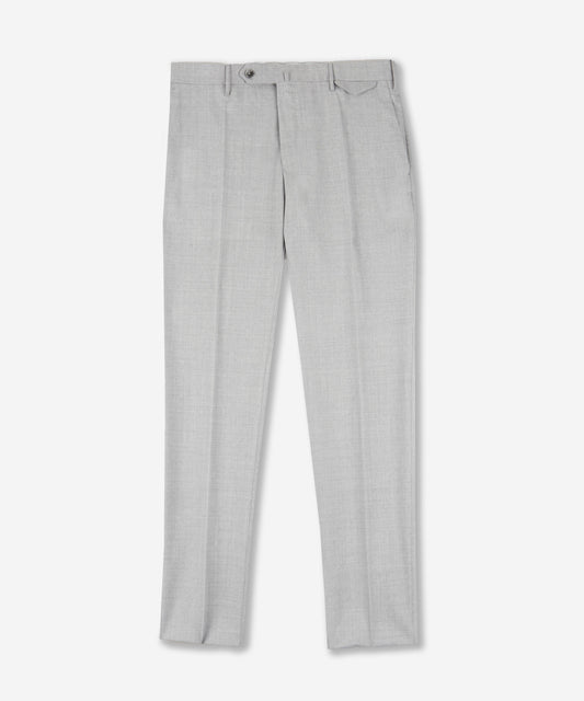 Slim-fit certified tropical wool trousers