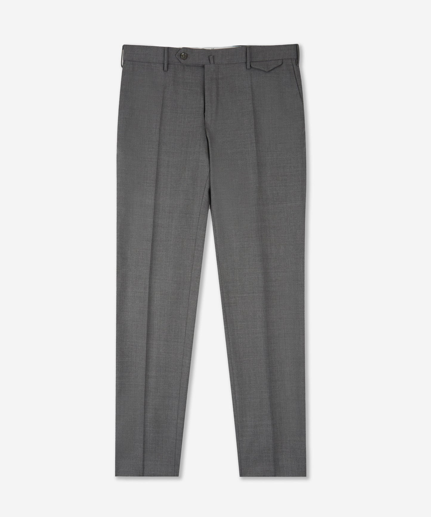 Slim-fit certified tropical wool trousers