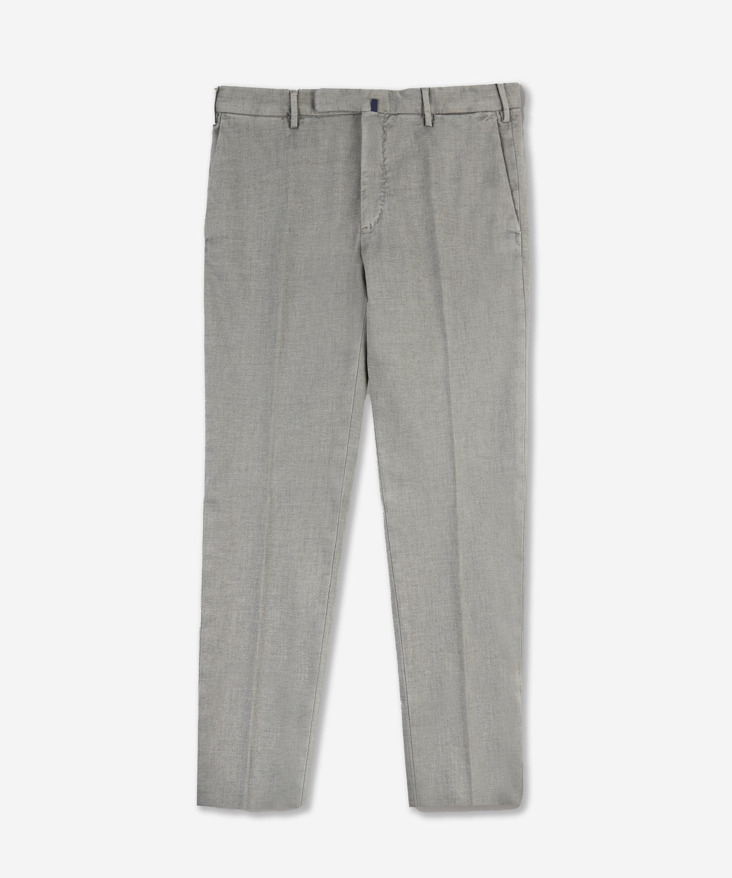 Slim-fit cotton trousers