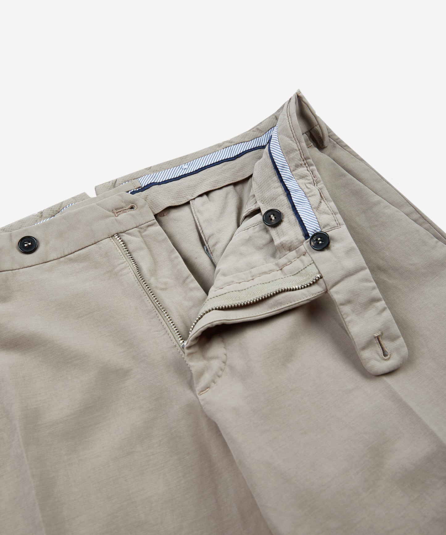 Slim-fit doeskin trousers