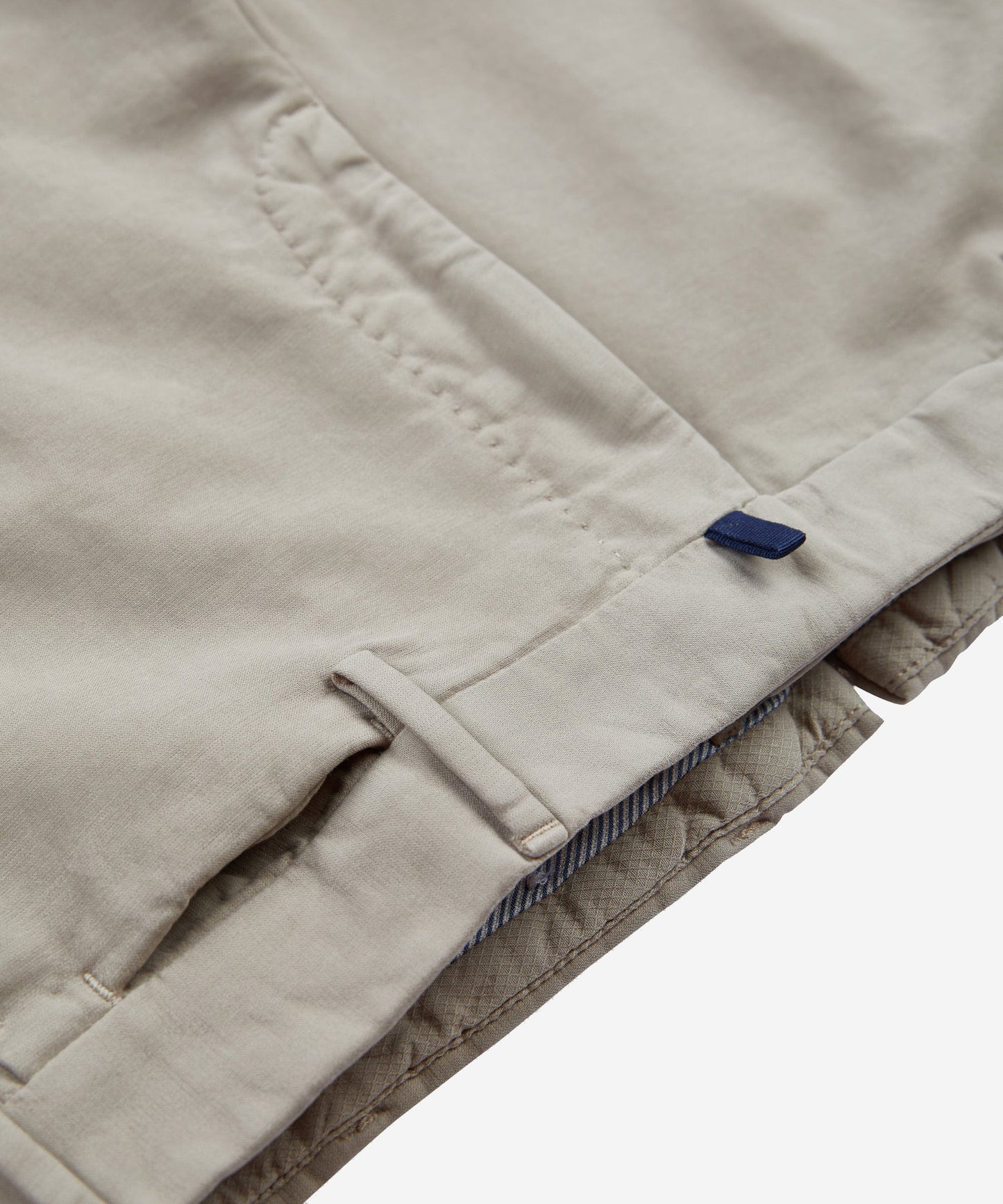 Slim-fit doeskin trousers