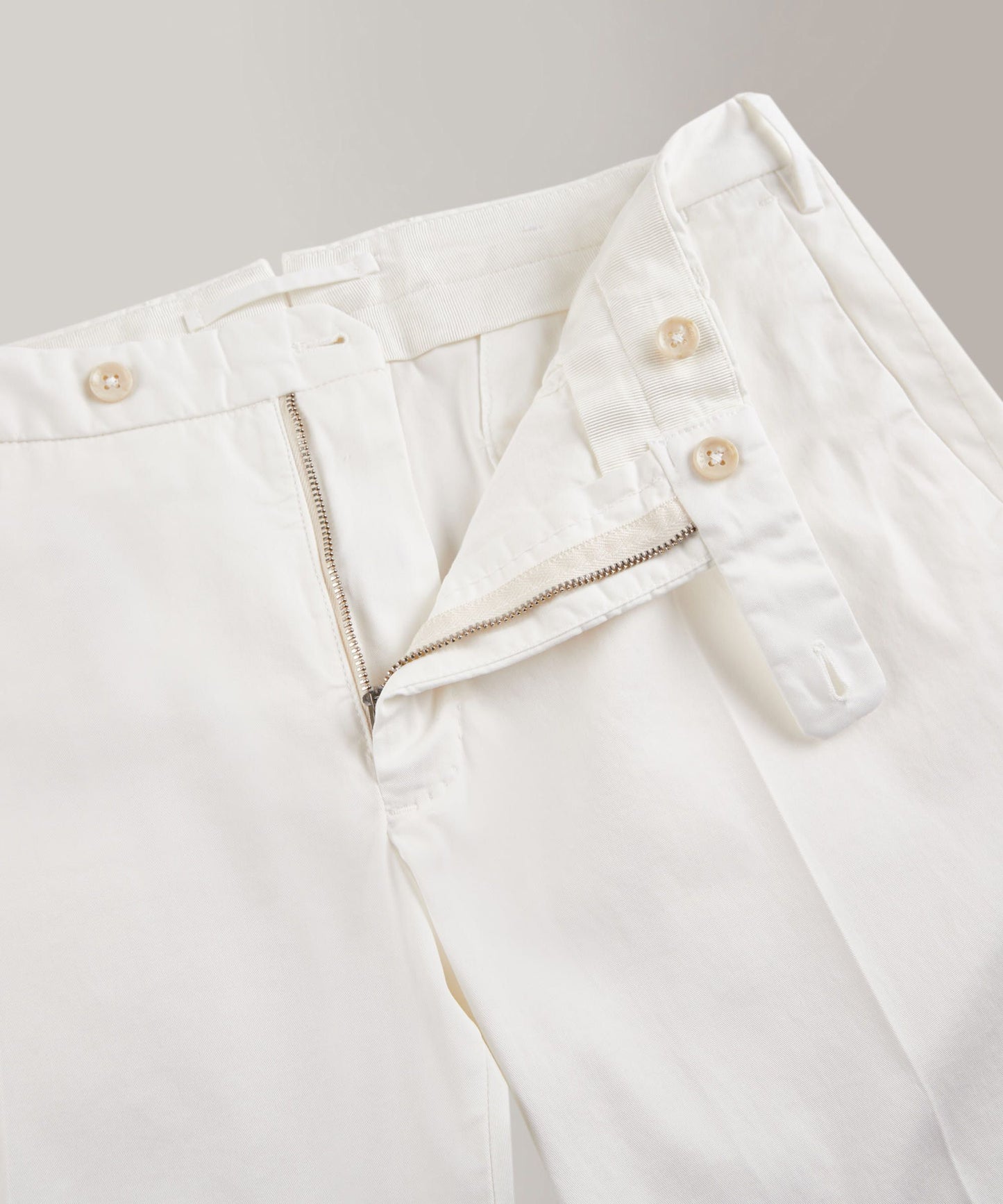 Slim-fit certified Royal Batavia cotton trousers