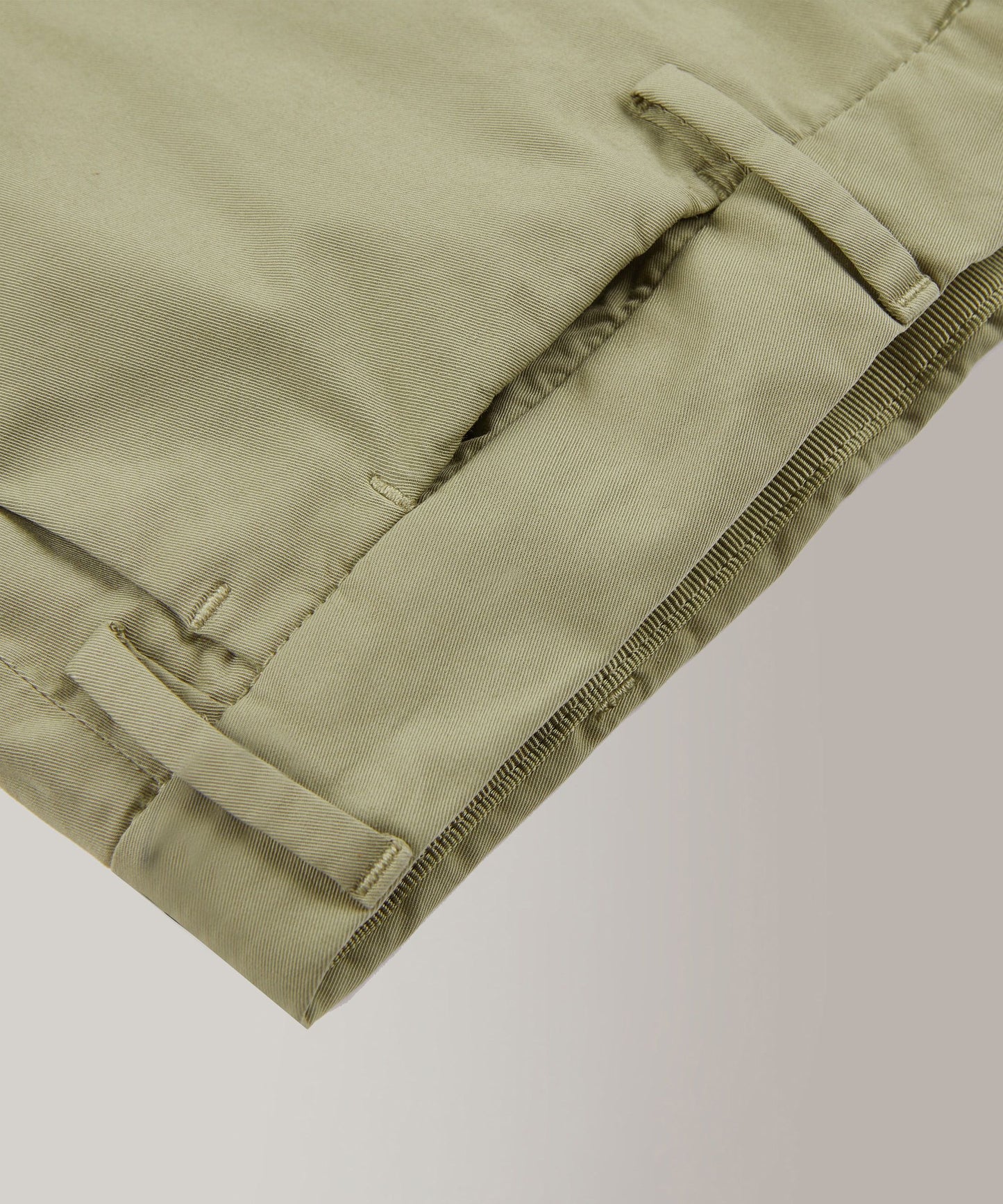 Slim-fit certified Royal Batavia cotton trousers