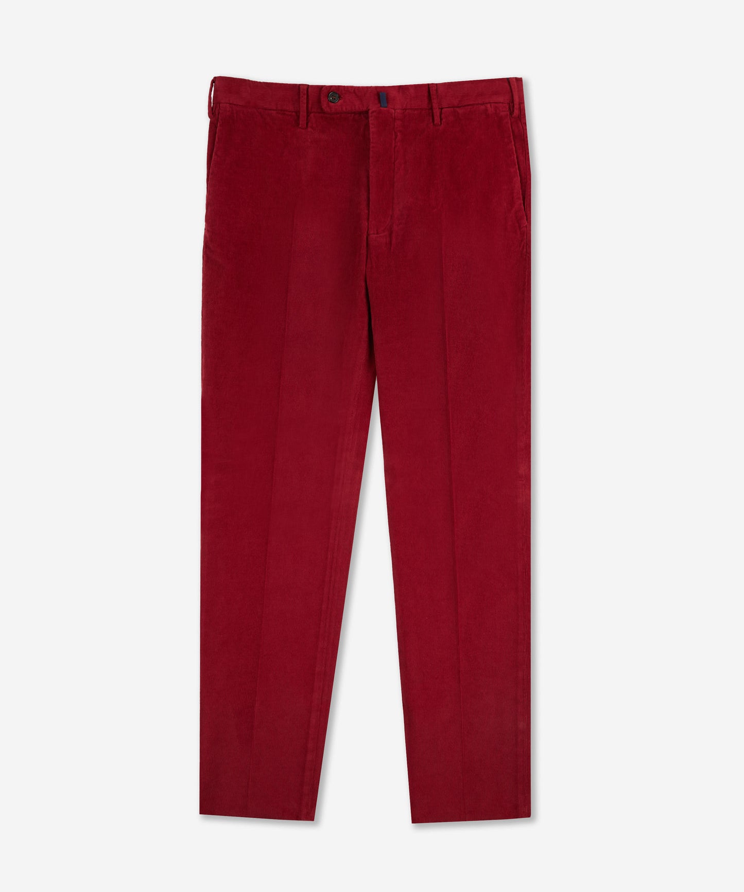 Pantalon coupe ajustée en velours côtelé