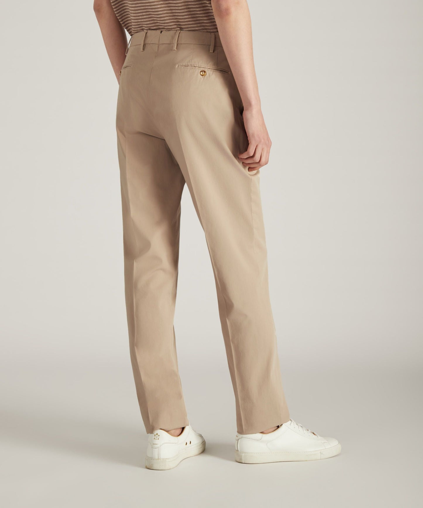 Regular-fit trousers in certified Royal Batavia cotton