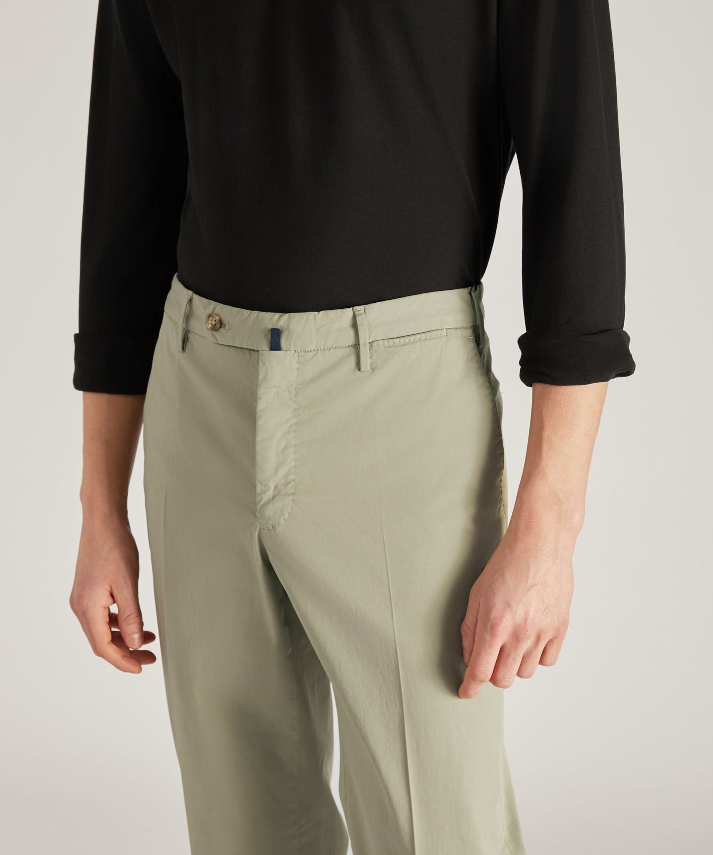 Regular-fit trousers in certified Royal Batavia cotton