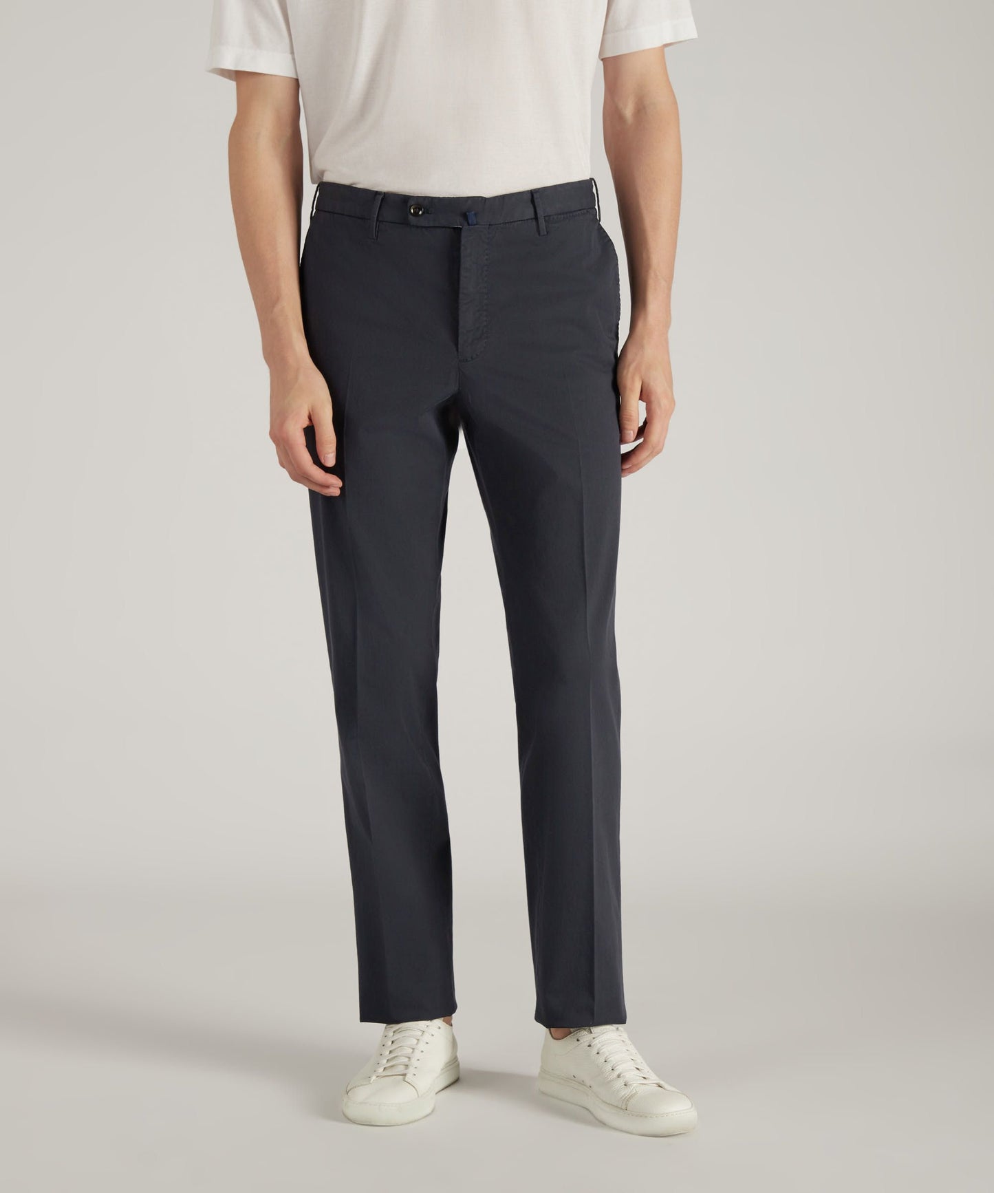 Regular-fit trousers in certified Royal Batavia cotton