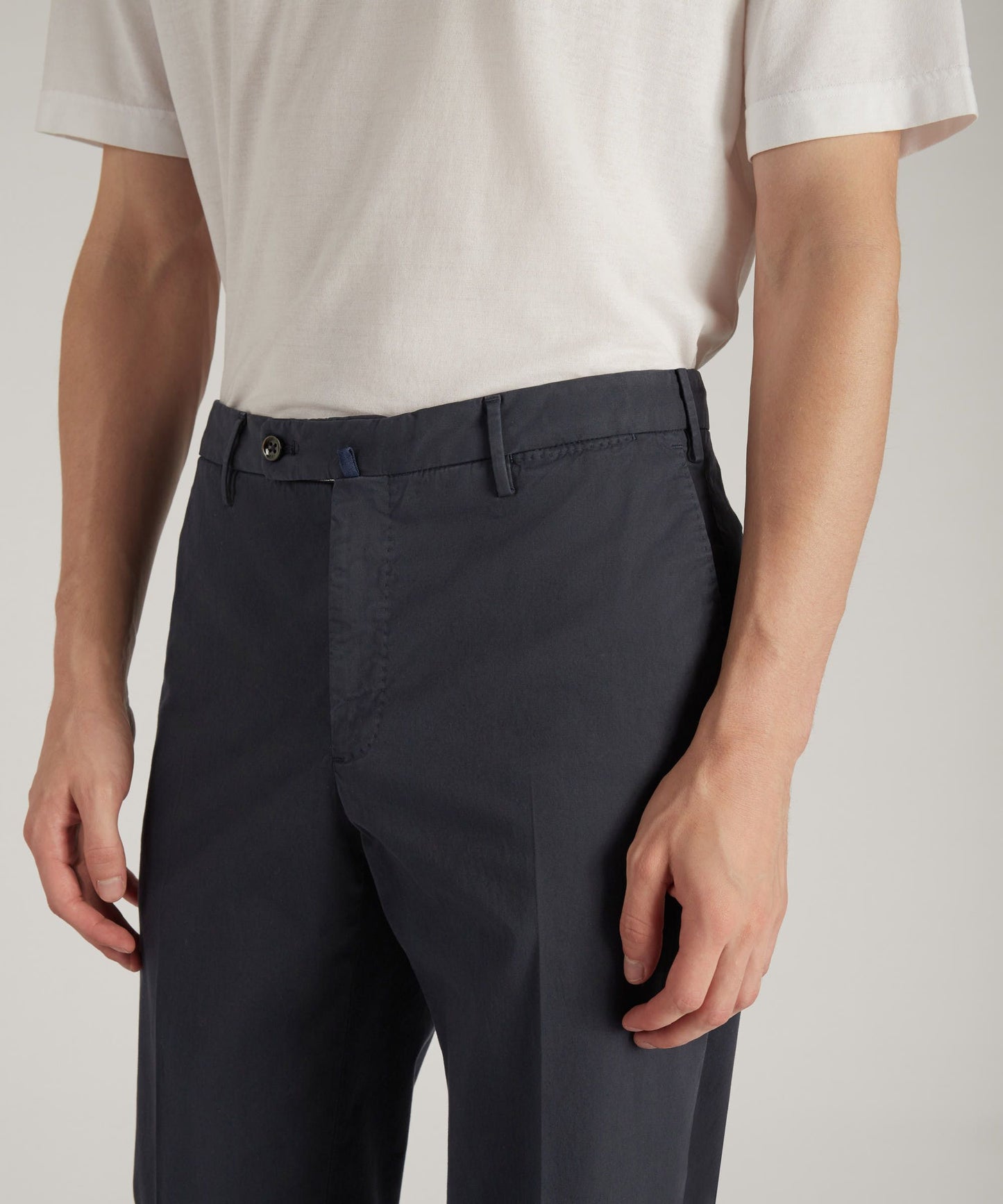 Regular-fit trousers in certified Royal Batavia cotton