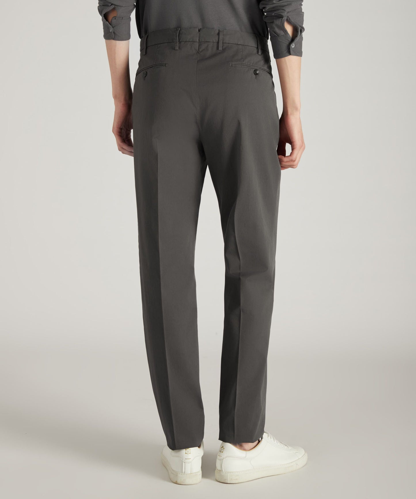 Regular-fit trousers in certified Royal Batavia cotton