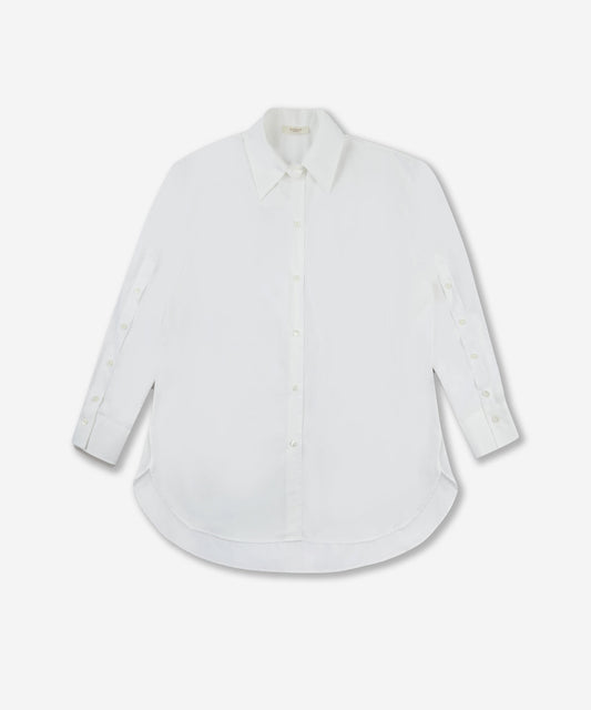 Cotton regular-fit poplin shirt