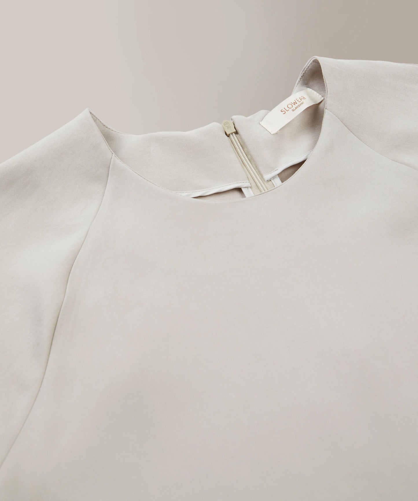 Wide-fit lyocell shirt