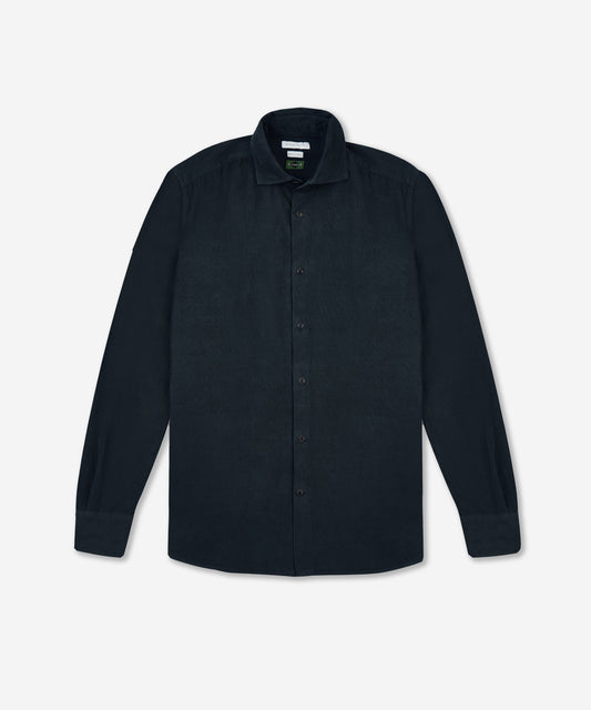 Velvet slim fit shirt