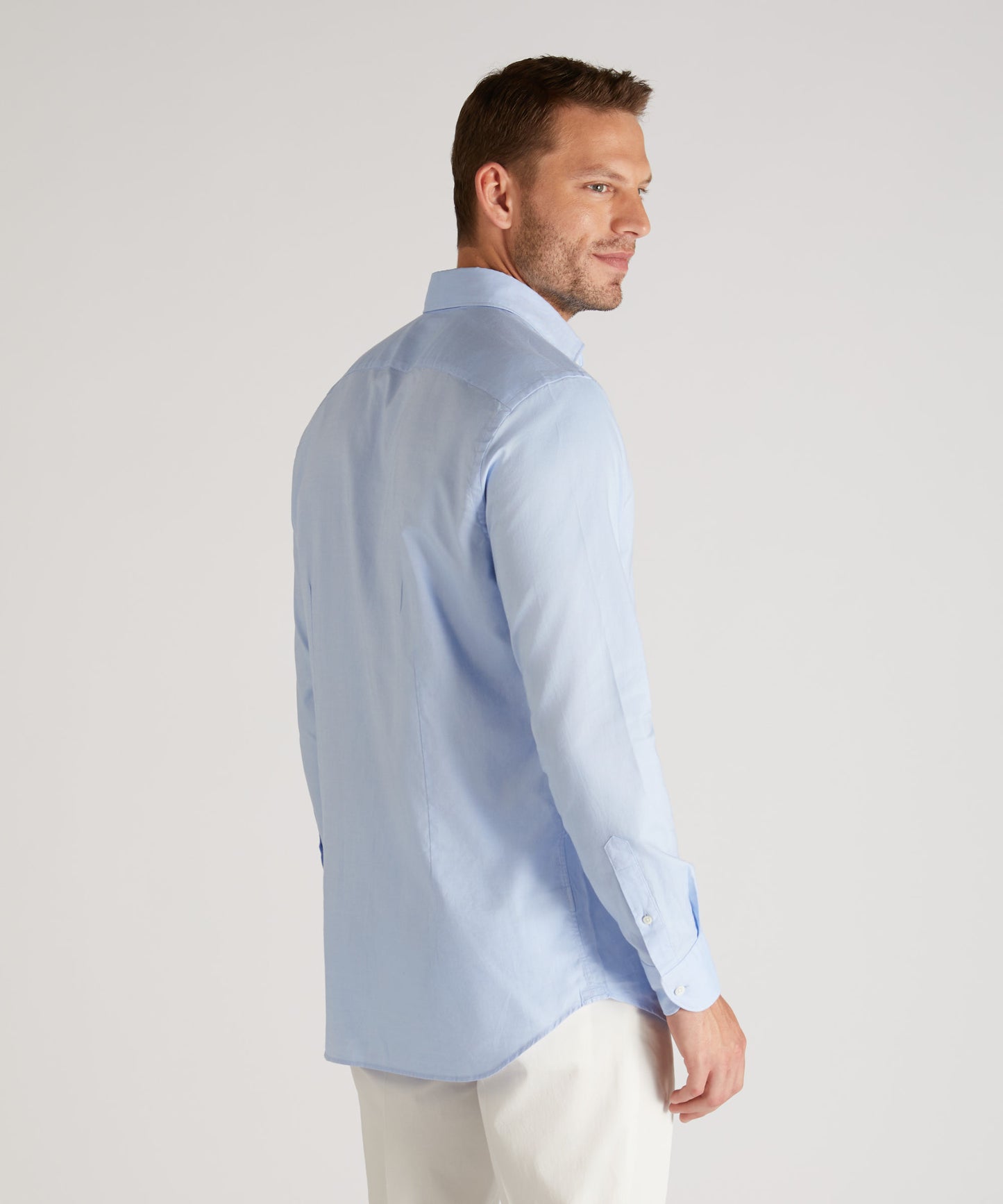 Slim-fit Oxford cotton shirt