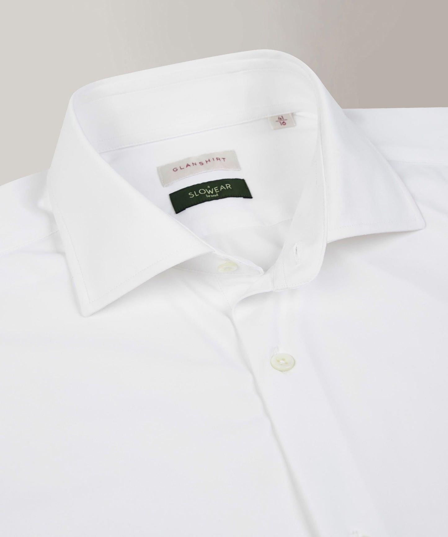 Slim-fit technical wash & wear jersey shirt