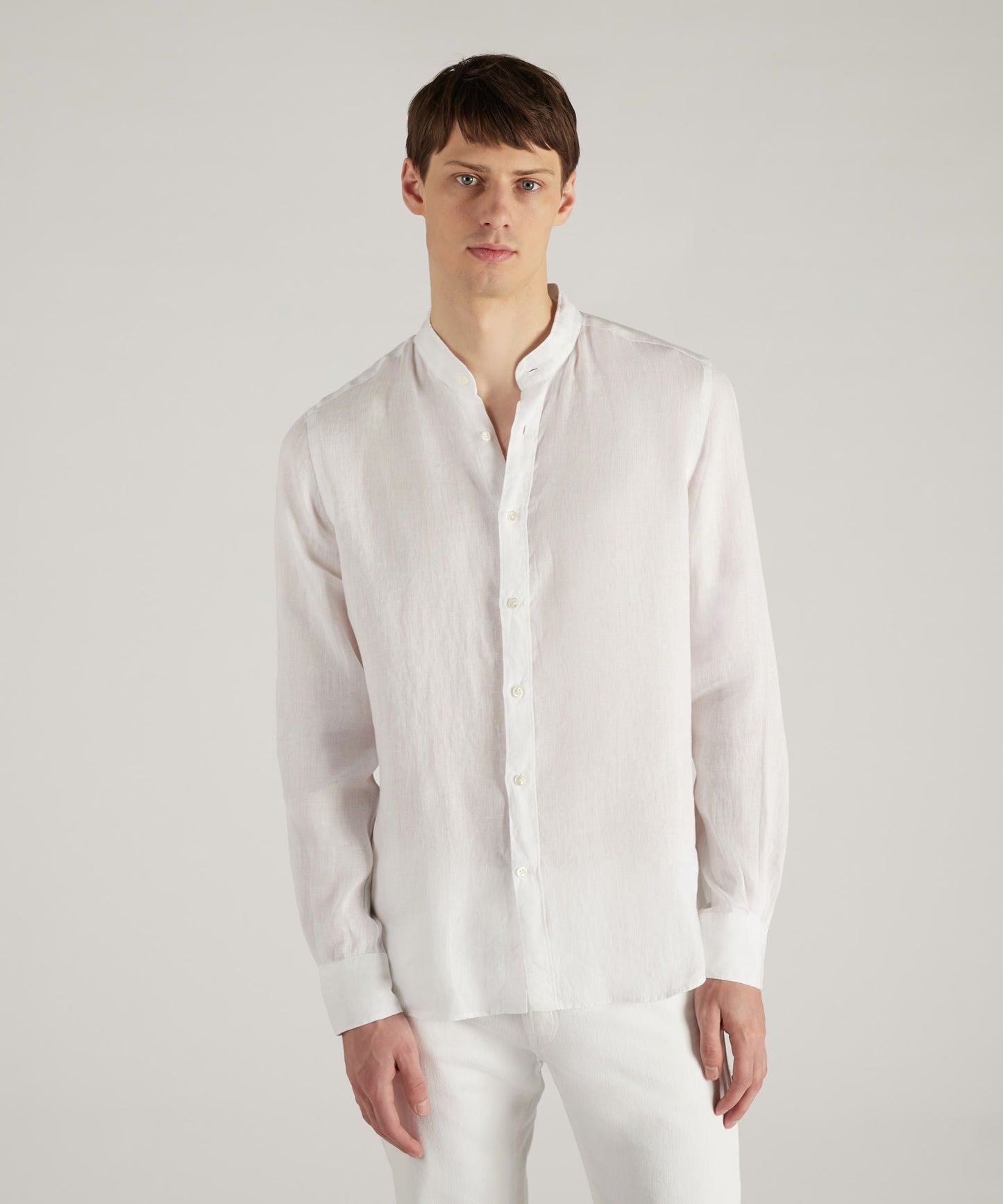 Regular-fit linen shirt