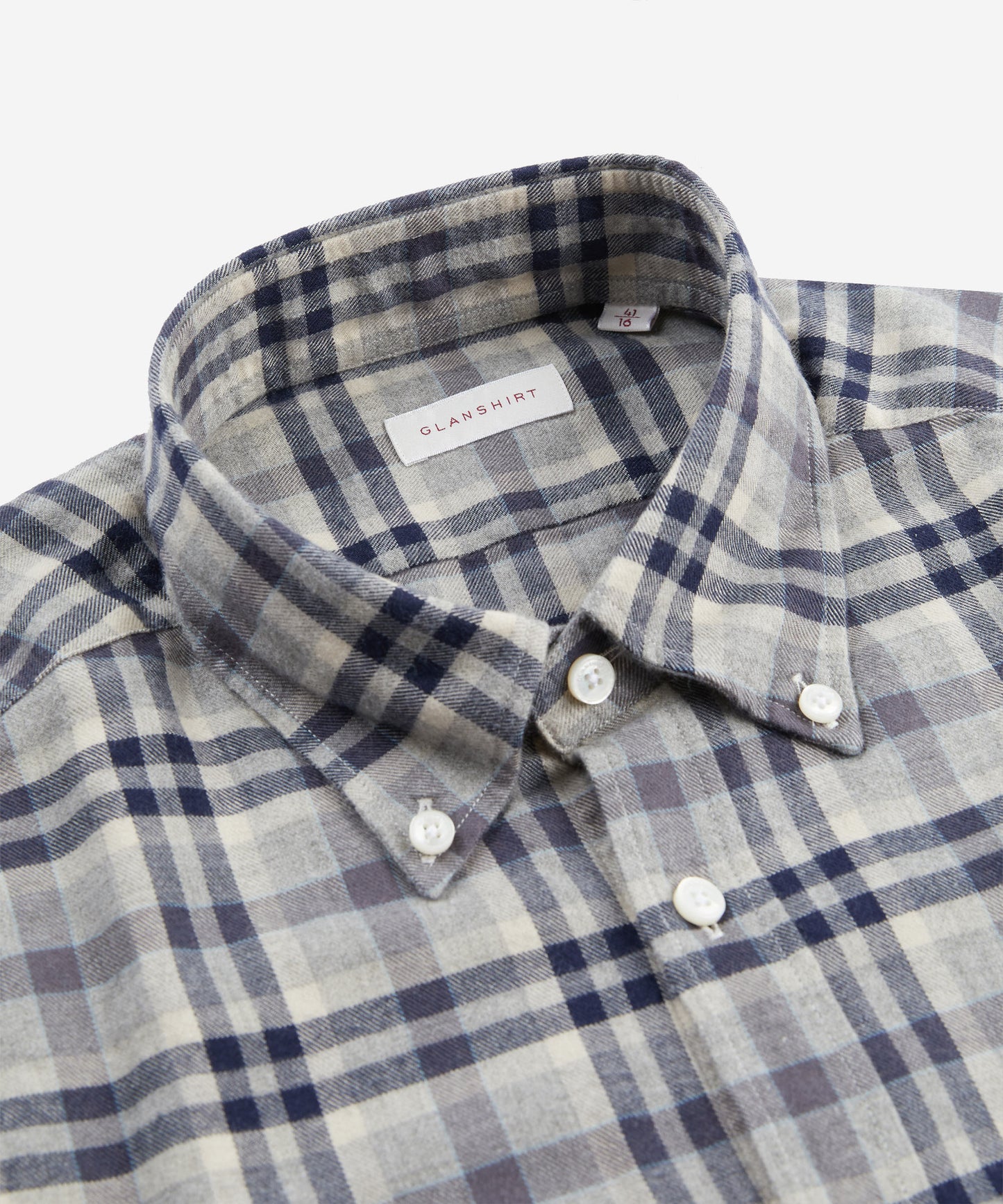 Casual-fit flannel shirt