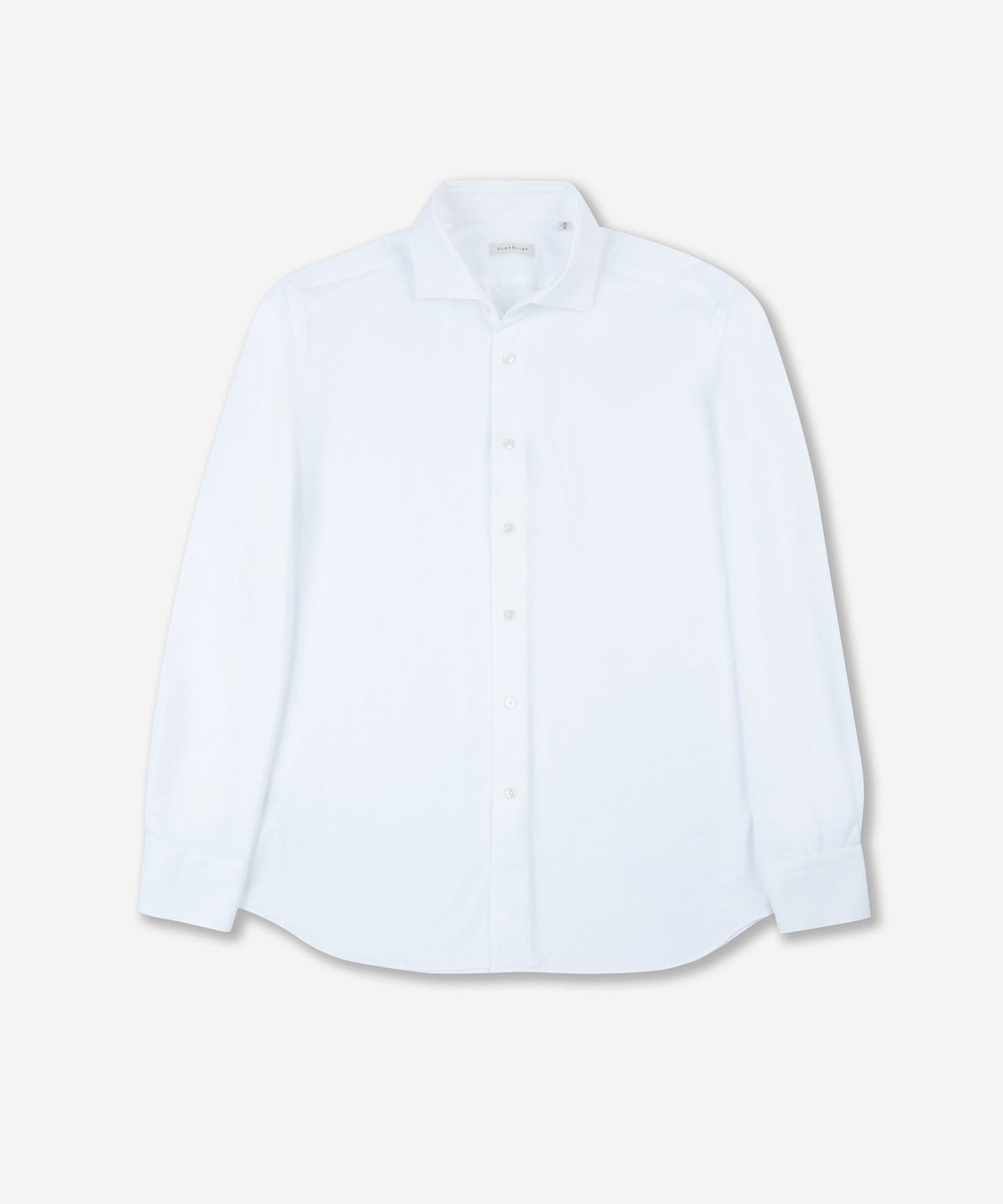 Slim-fit technical fabric shirt