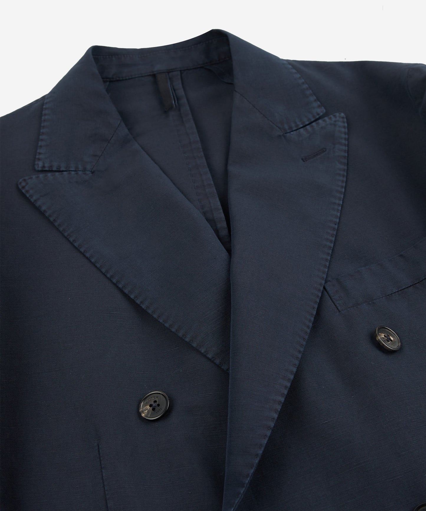 Regular-fit double-breasted jacket in Chinolino