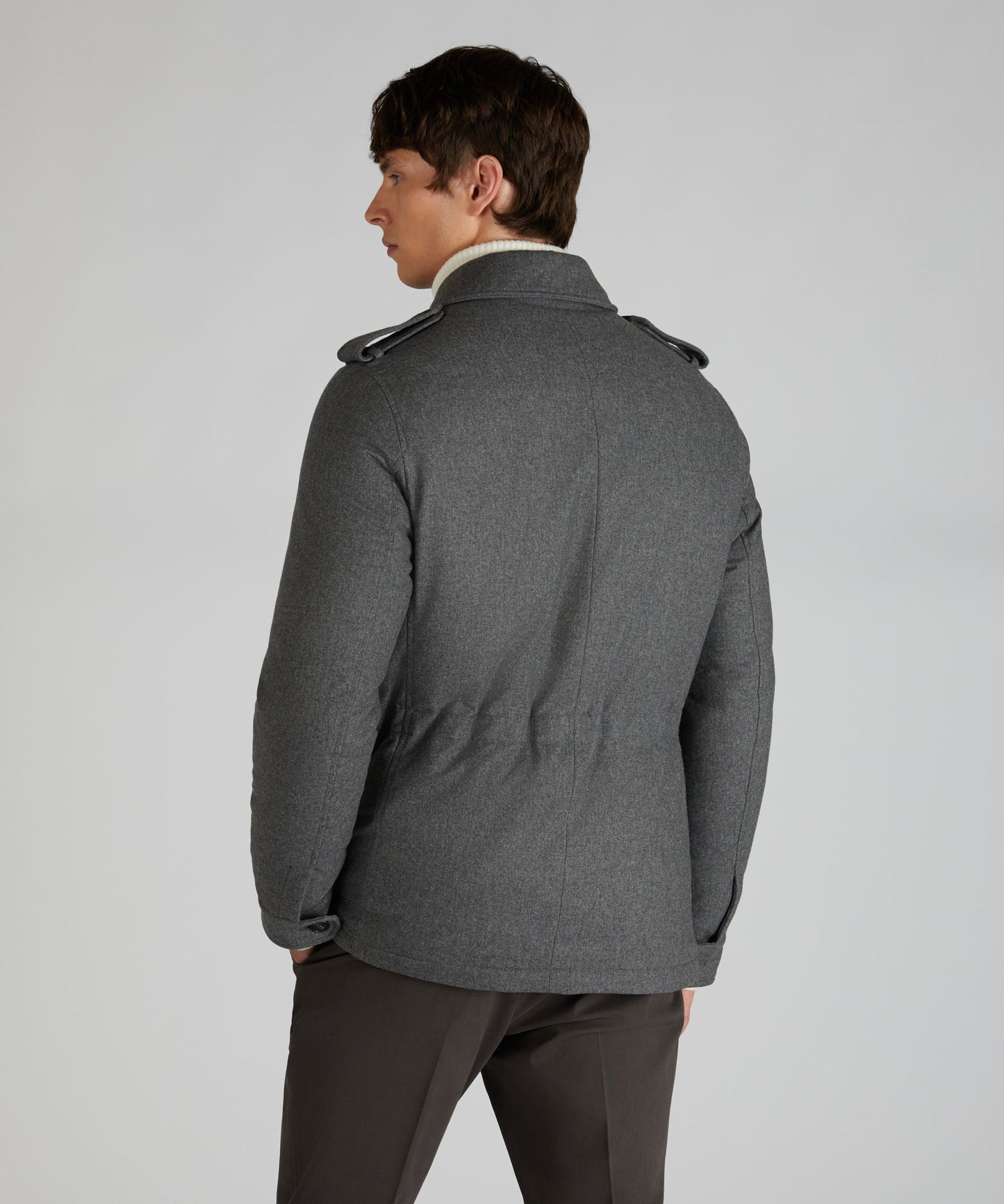 Montedoro - Wool and Cashmere Franchigia - light grey