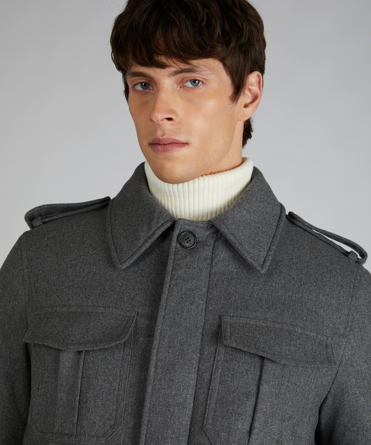 Montedoro - Wool and Cashmere Franchigia - light grey