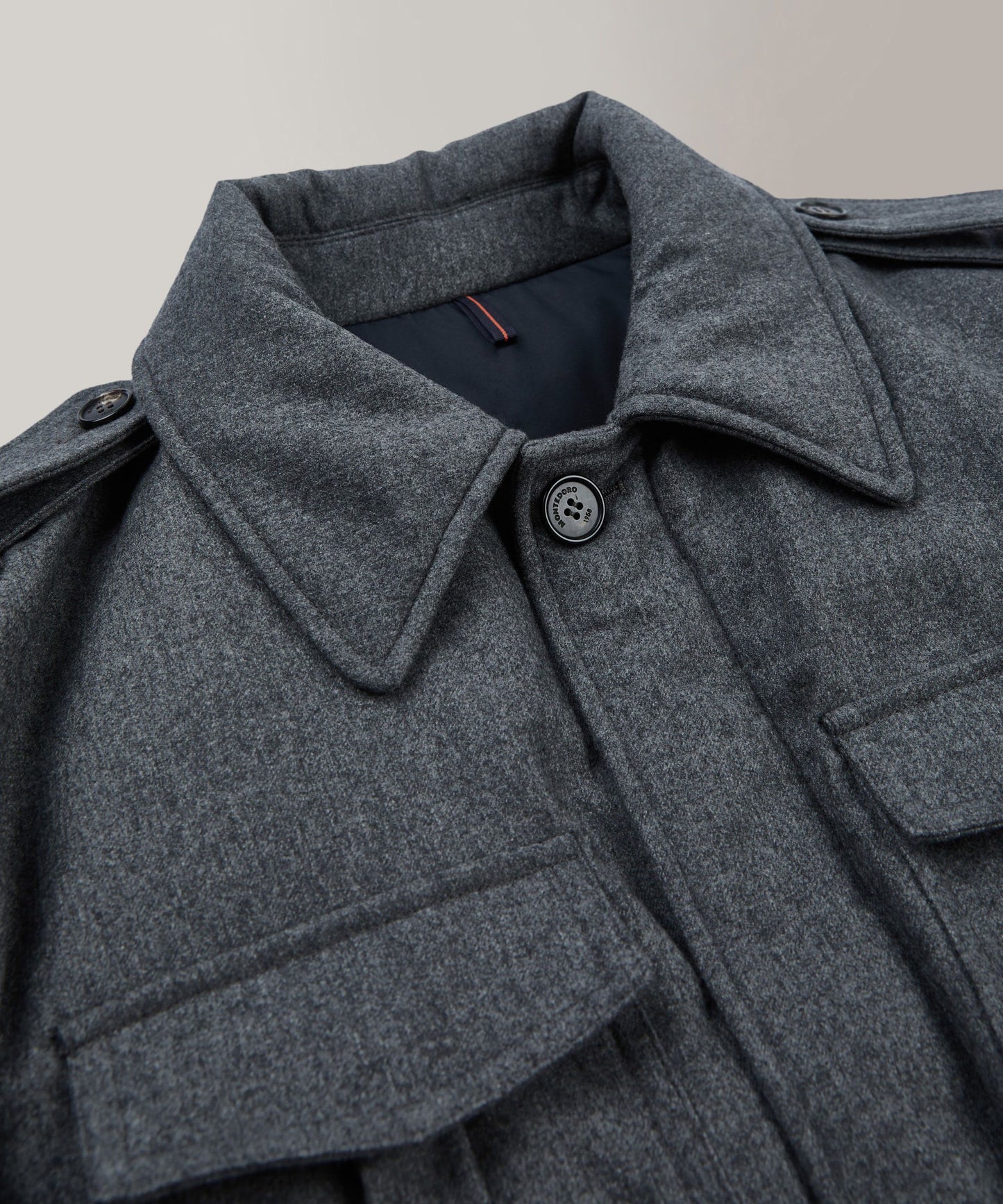 Montedoro - Wool and Cashmere Franchigia - light grey