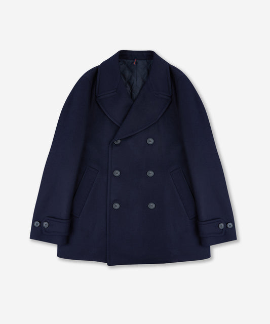 Wool felt peacoat