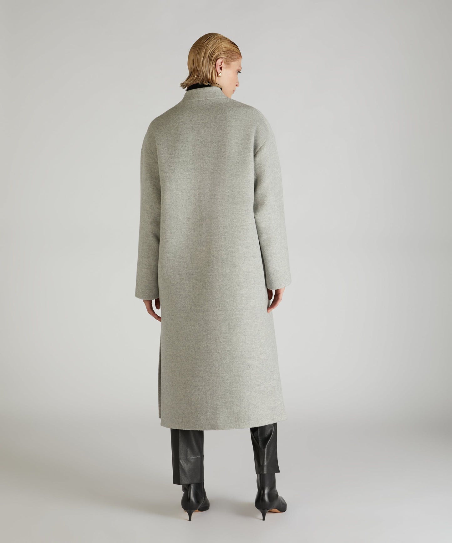 Wide-fit Wool Coat