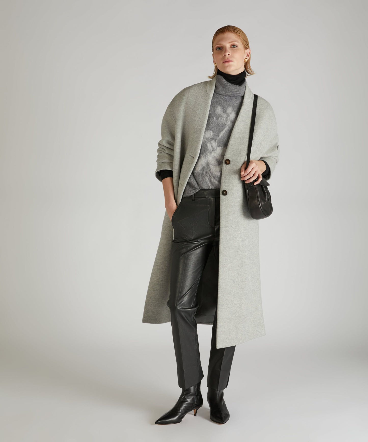 Wide-fit Wool Coat