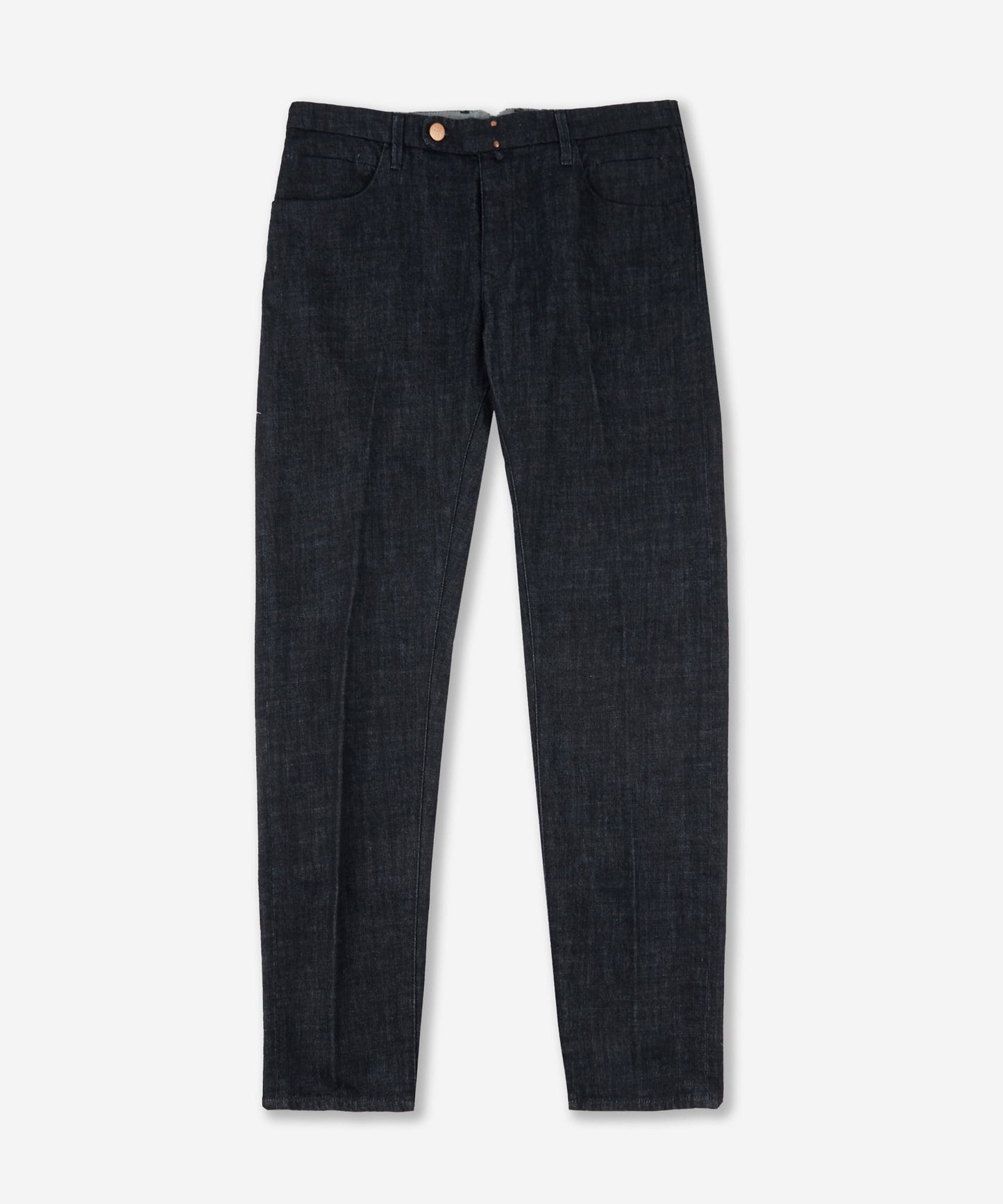 Slim fit tailored trousers in stretch denim